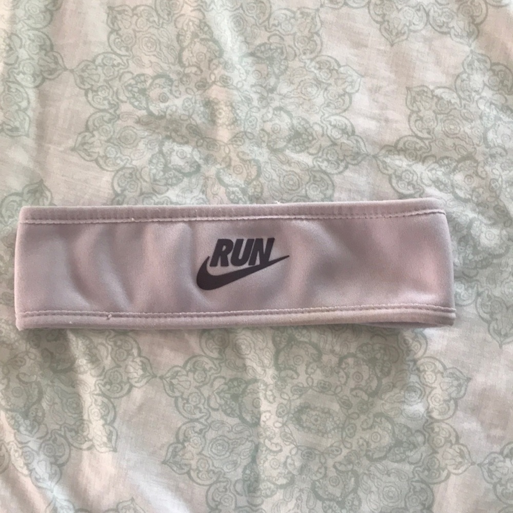 Lilac fleece headband